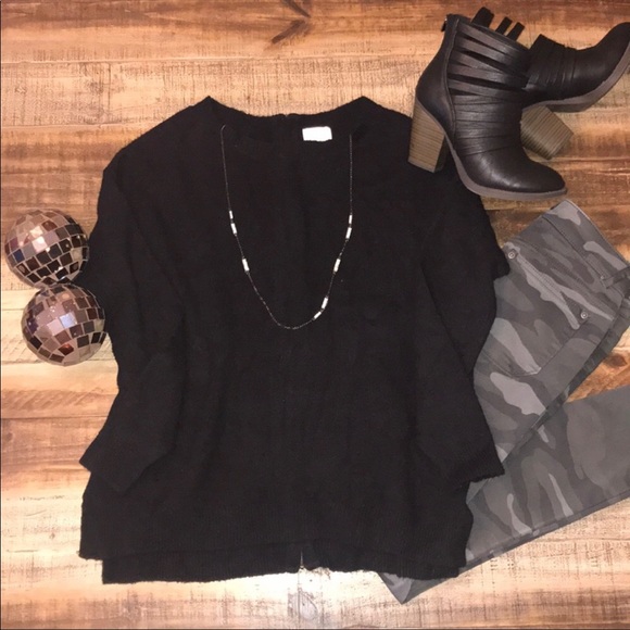 Caslon Sweaters - Caslon Back-zipper Sweater